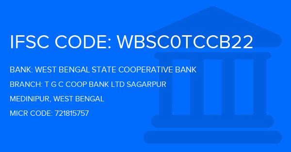 West Bengal State Cooperative Bank T G C Coop Bank Ltd Sagarpur Branch IFSC Code
