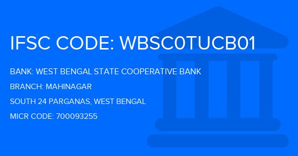 West Bengal State Cooperative Bank Mahinagar Branch IFSC Code