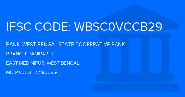 West Bengal State Cooperative Bank Paniparul Branch IFSC Code