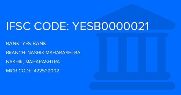 Yes Bank (YBL) Nashik Maharashtra Branch IFSC Code