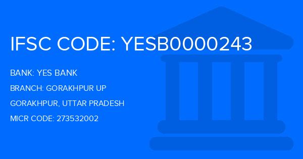 Yes Bank (YBL) Gorakhpur Up Branch IFSC Code