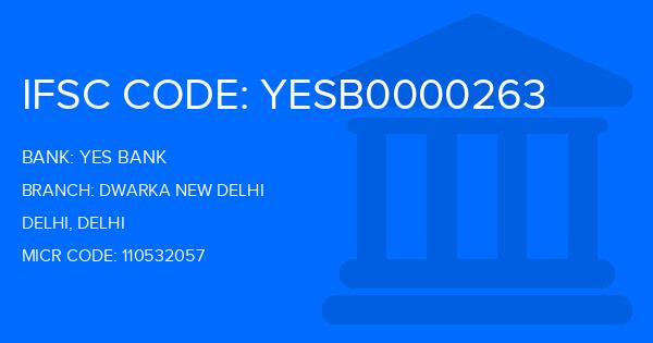 Yes Bank (YBL) Dwarka New Delhi Branch IFSC Code