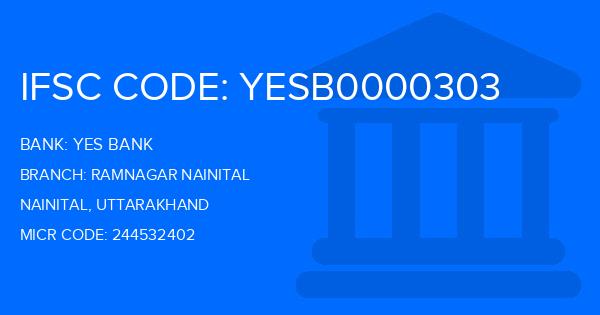 Yes Bank (YBL) Ramnagar Nainital Branch IFSC Code