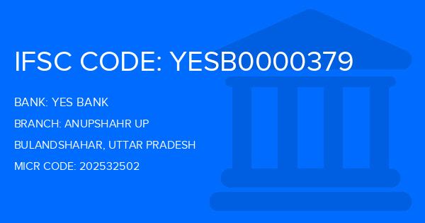 Yes Bank (YBL) Anupshahr Up Branch IFSC Code