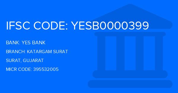 Yes Bank (YBL) Katargam Surat Branch IFSC Code