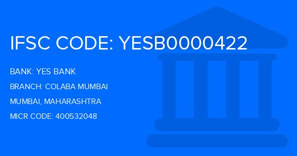 Yes Bank (YBL) Colaba Mumbai Branch IFSC Code