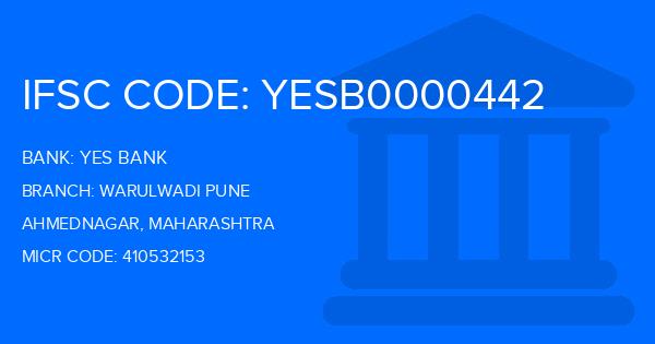 Yes Bank (YBL) Warulwadi Pune Branch IFSC Code