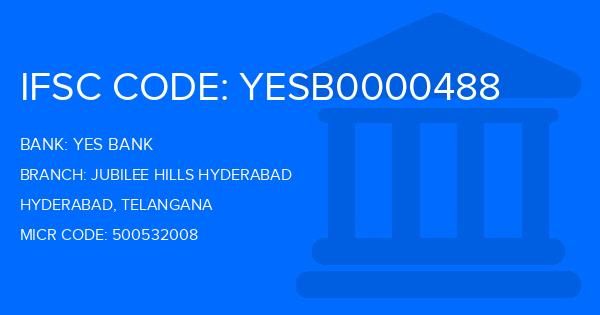Yes Bank (YBL) Jubilee Hills Hyderabad Branch IFSC Code