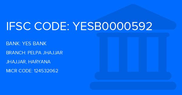 Yes Bank (YBL) Pelpa Jhajjar Branch IFSC Code
