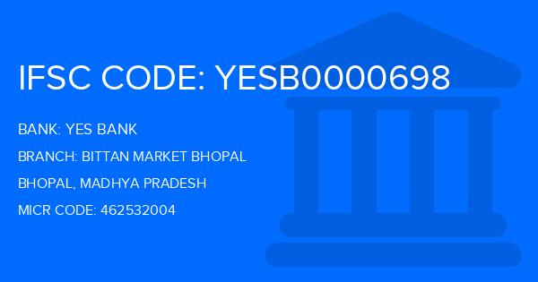 Yes Bank (YBL) Bittan Market Bhopal Branch IFSC Code