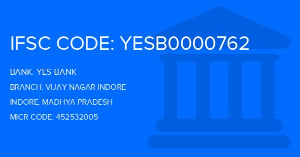Yes Bank (YBL) Vijay Nagar Indore Branch IFSC Code