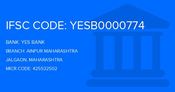 Yes Bank (YBL) Ainpur Maharashtra Branch IFSC Code
