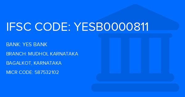 Yes Bank (YBL) Mudhol Karnataka Branch IFSC Code