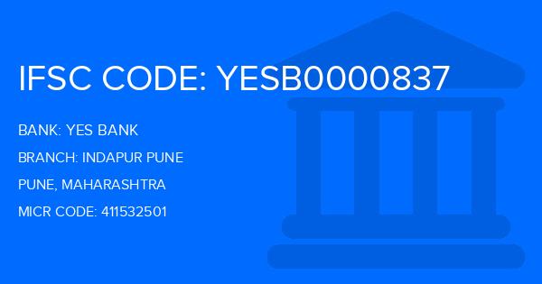 Yes Bank (YBL) Indapur Pune Branch IFSC Code