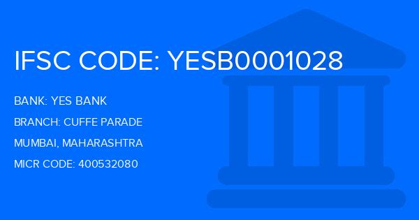 Yes Bank (YBL) Cuffe Parade Branch IFSC Code