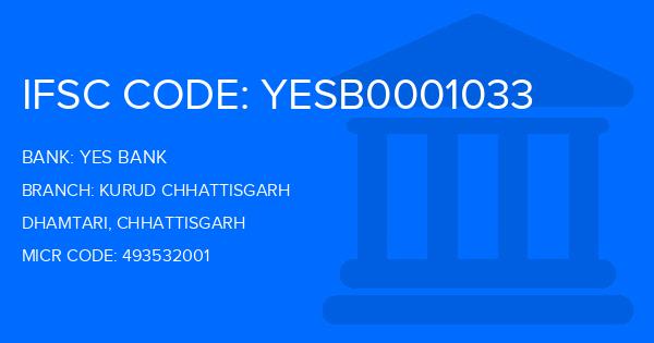 Yes Bank (YBL) Kurud Chhattisgarh Branch IFSC Code