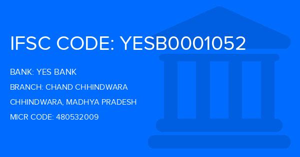 Yes Bank (YBL) Chand Chhindwara Branch IFSC Code