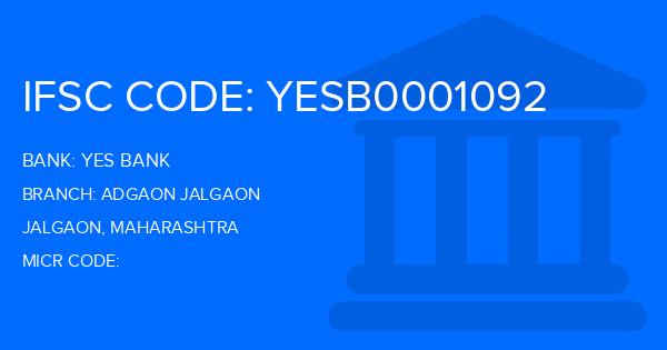 Yes Bank (YBL) Adgaon Jalgaon Branch IFSC Code