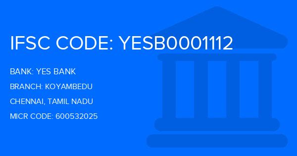 Yes Bank (YBL) Koyambedu Branch IFSC Code