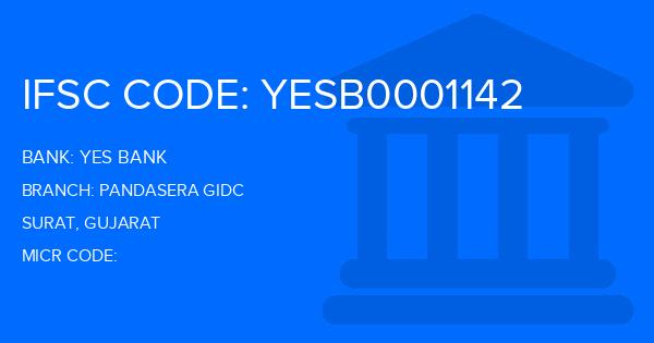 Yes Bank (YBL) Pandasera Gidc Branch IFSC Code