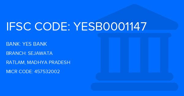 Yes Bank (YBL) Sejawata Branch IFSC Code