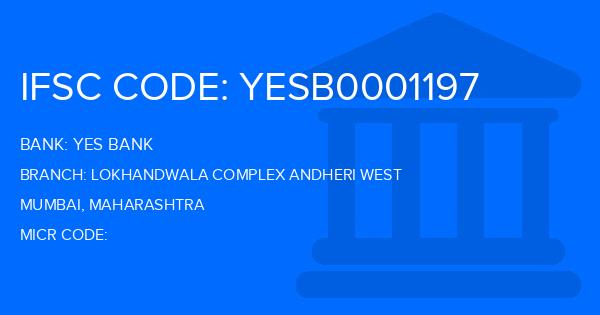 Yes Bank (YBL) Lokhandwala Complex Andheri West Branch IFSC Code