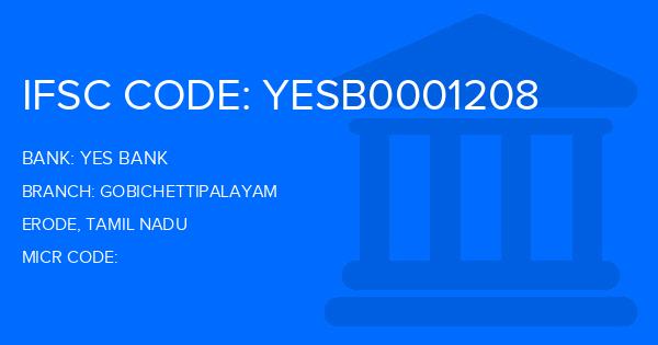 Yes Bank (YBL) Gobichettipalayam Branch IFSC Code