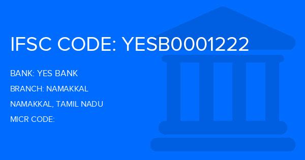 Yes Bank (YBL) Namakkal Branch IFSC Code
