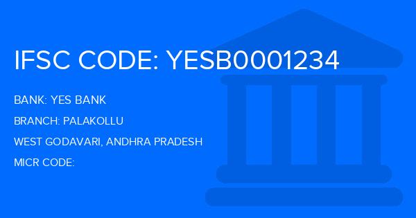 Yes Bank (YBL) Palakollu Branch IFSC Code