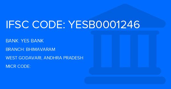 Yes Bank (YBL) Bhimavaram Branch IFSC Code