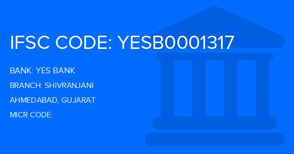 Yes Bank (YBL) Shivranjani Branch IFSC Code