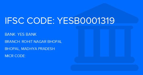 Yes Bank (YBL) Rohit Nagar Bhopal Branch IFSC Code
