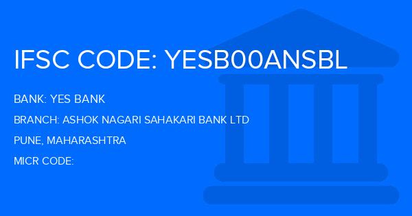 Yes Bank (YBL) Ashok Nagari Sahakari Bank Ltd Branch IFSC Code