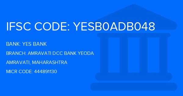Yes Bank (YBL) Amravati Dcc Bank Yeoda Branch IFSC Code