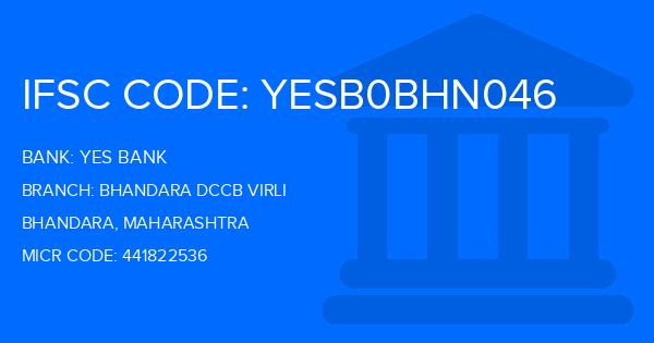 Yes Bank (YBL) Bhandara Dccb Virli Branch IFSC Code