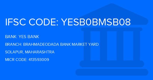 Yes Bank (YBL) Brahmadeodada Bank Market Yard Branch IFSC Code