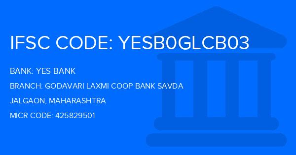 Yes Bank (YBL) Godavari Laxmi Coop Bank Savda Branch IFSC Code