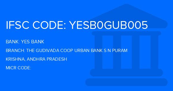 Yes Bank (YBL) The Gudivada Coop Urban Bank S N Puram Branch IFSC Code