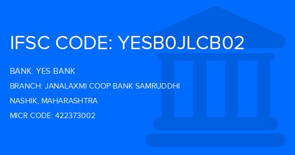 Yes Bank (YBL) Janalaxmi Coop Bank Samruddhi Branch IFSC Code