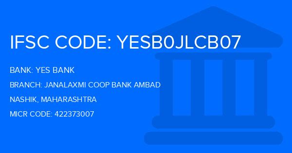 Yes Bank (YBL) Janalaxmi Coop Bank Ambad Branch IFSC Code