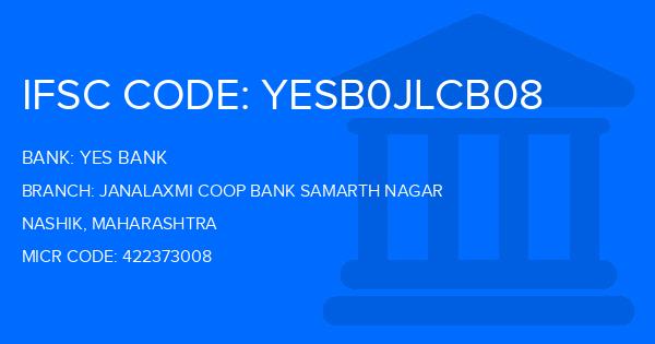 Yes Bank (YBL) Janalaxmi Coop Bank Samarth Nagar Branch IFSC Code