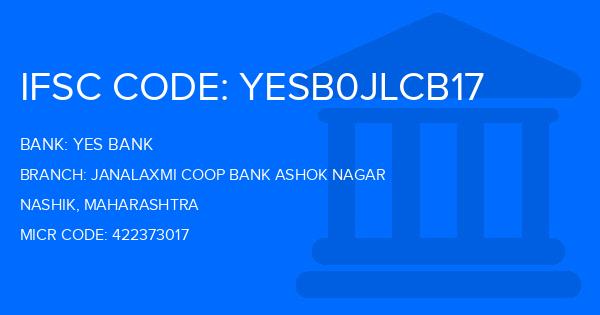 Yes Bank (YBL) Janalaxmi Coop Bank Ashok Nagar Branch IFSC Code