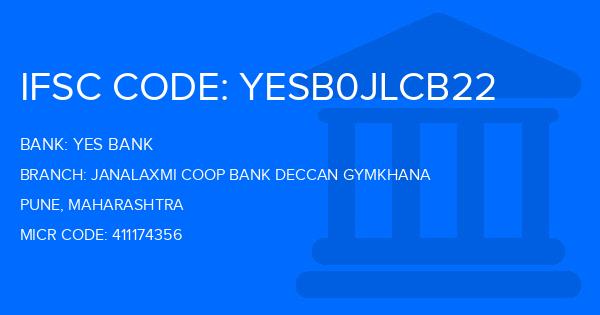 Yes Bank (YBL) Janalaxmi Coop Bank Deccan Gymkhana Branch IFSC Code
