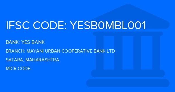 Yes Bank (YBL) Mayani Urban Cooperative Bank Ltd Branch IFSC Code