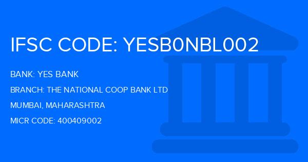 Yes Bank (YBL) The National Coop Bank Ltd Branch IFSC Code