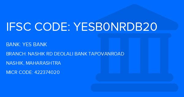 Yes Bank (YBL) Nashik Rd Deolali Bank Tapovanroad Branch IFSC Code