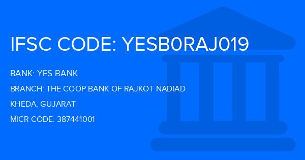 Yes Bank (YBL) The Coop Bank Of Rajkot Nadiad Branch IFSC Code
