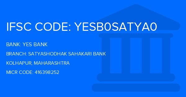 Yes Bank (YBL) Satyashodhak Sahakari Bank Branch IFSC Code