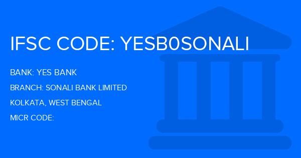 Yes Bank (YBL) Sonali Bank Limited Branch IFSC Code