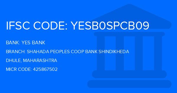Yes Bank (YBL) Shahada Peoples Coop Bank Shindikheda Branch IFSC Code
